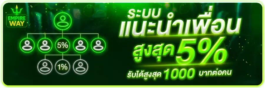 EMPIREWAY คาสิโนออนไลน์ เว็บตรง ฝากถอนออโต้ ไม่มีขั้นต่ำ